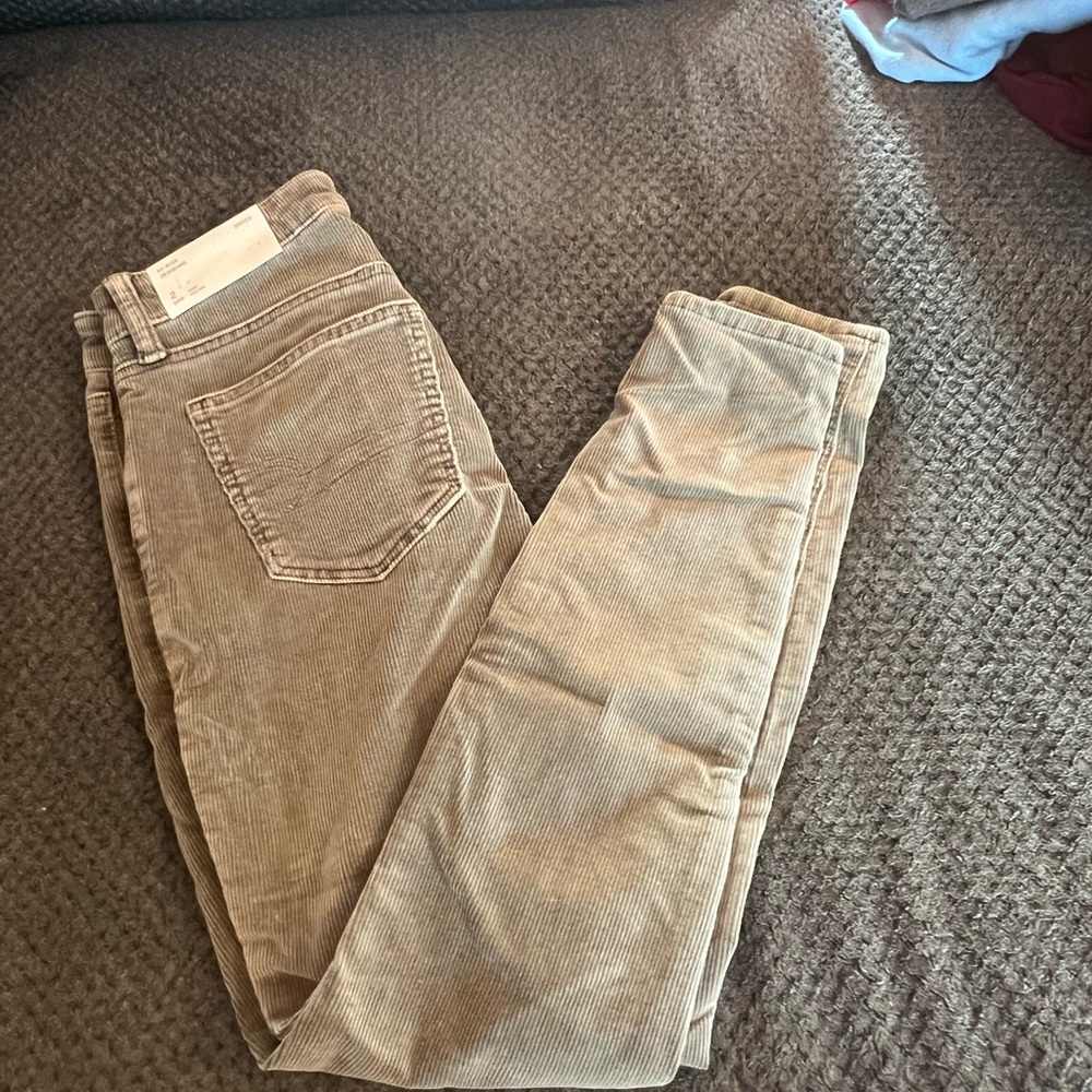 American Eagle Outfitters Women's Corduroy Jeggings - Tan